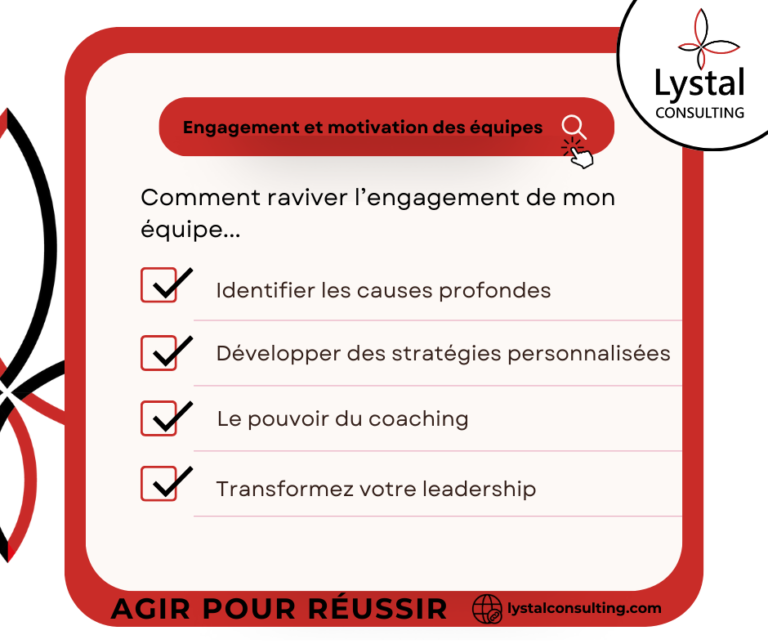 Infographie engagement des équipes